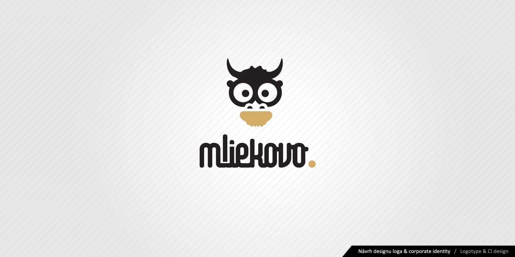 Dizajn logotypu a identity značky Mliekovo
