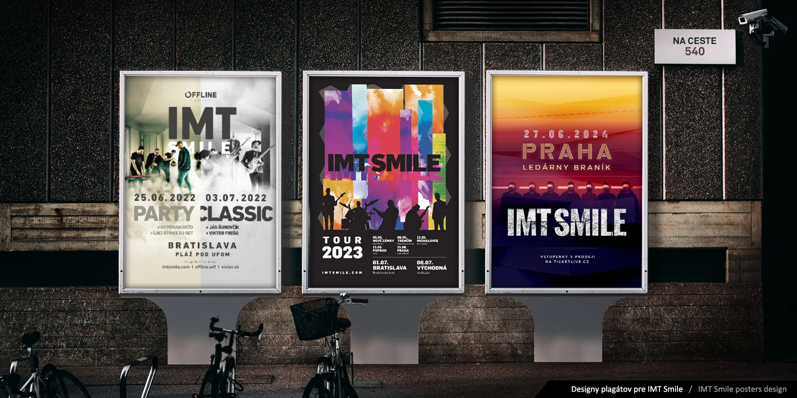 Dizajn plagátov pre IMT Smile