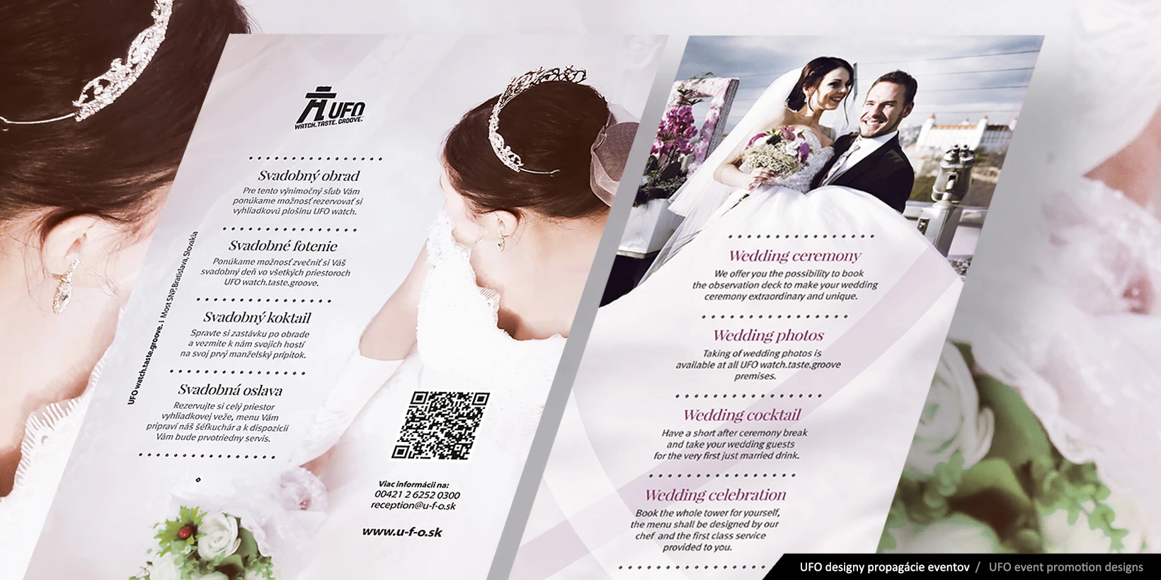 Grafický návrh letáku UFO