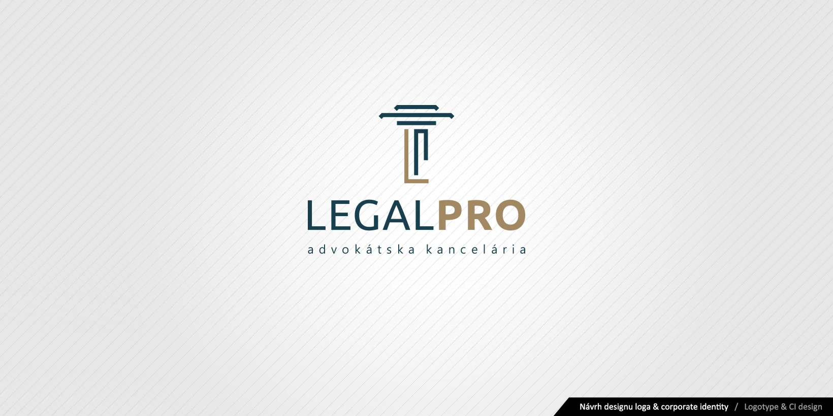 Tvorba loga a dizajn manuálu Legal Pro