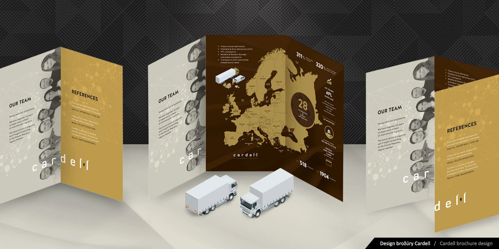 Návrh dizajnu firemného letáku