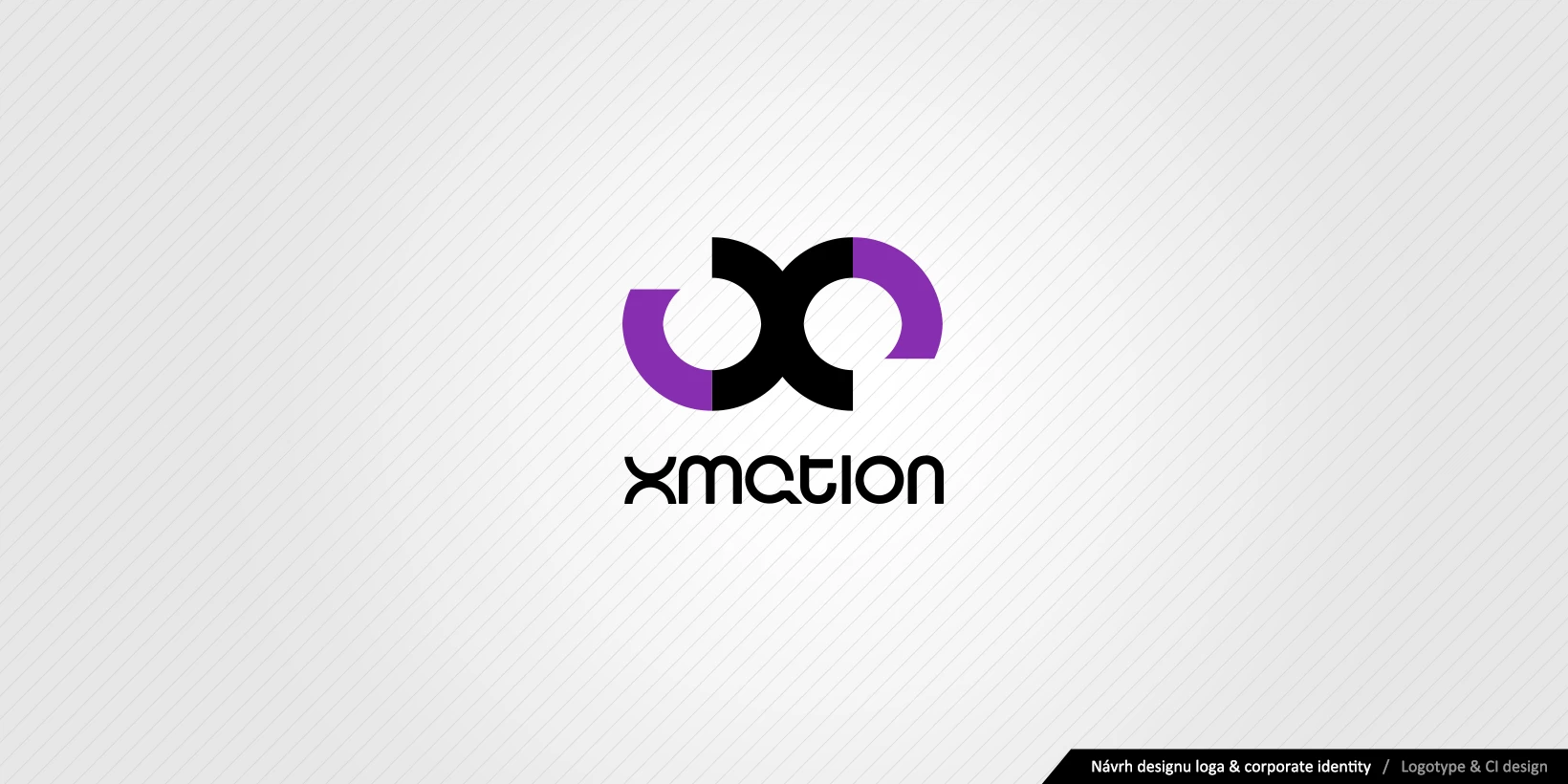 Návrh dizajnu loga XMATION.ai