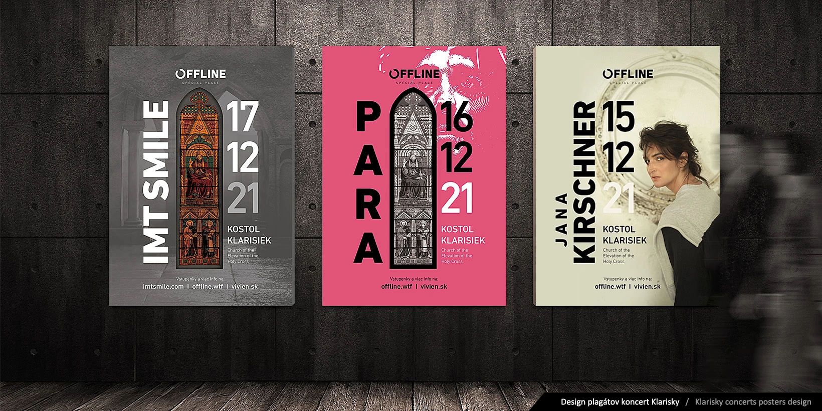 Návrh dizajnu plagátov pre IMT Smile, Paru a Janu Kirschner