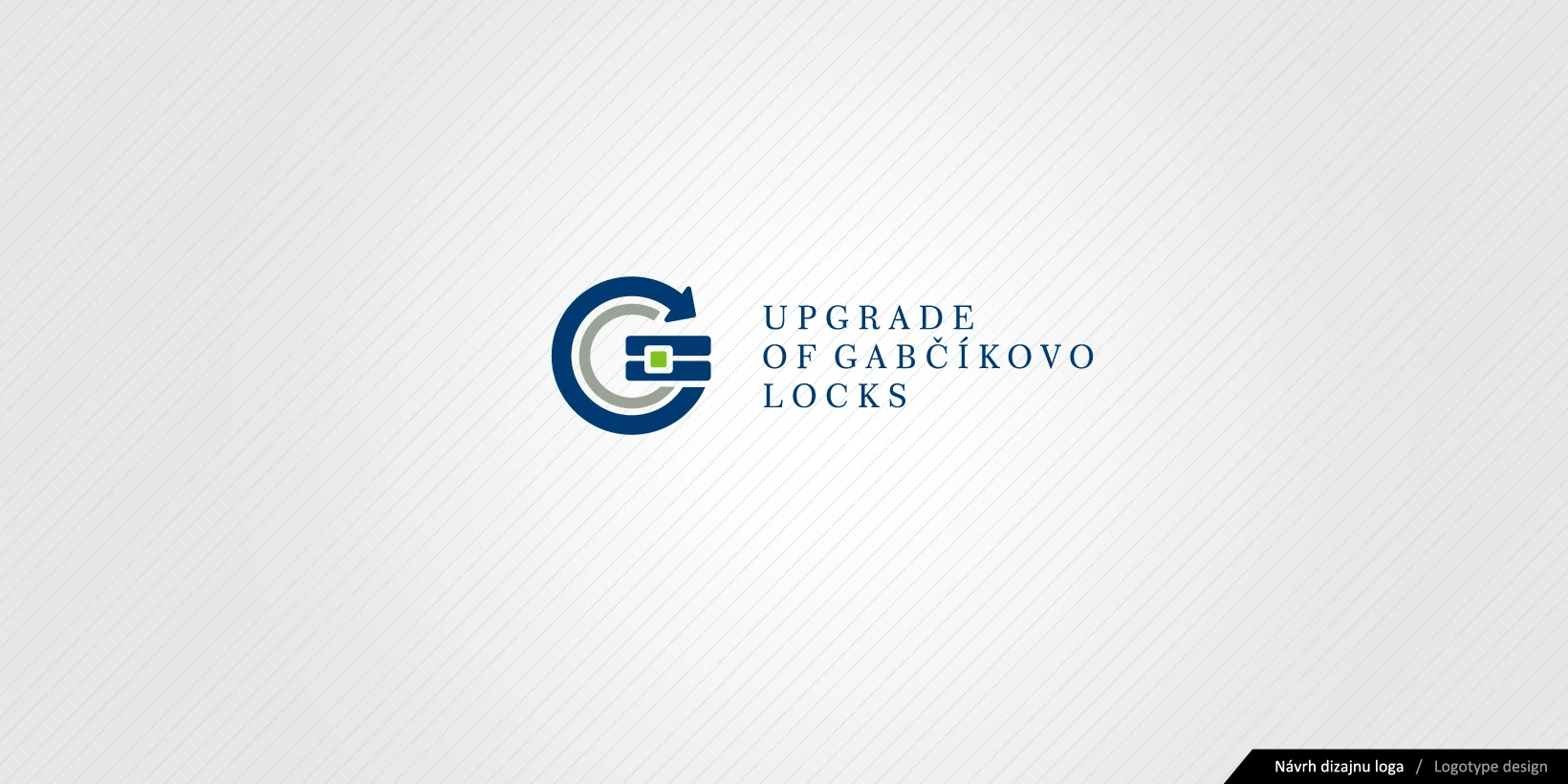 Návrh loga a logo manuál Upgrade of Gabčíkovo Locks