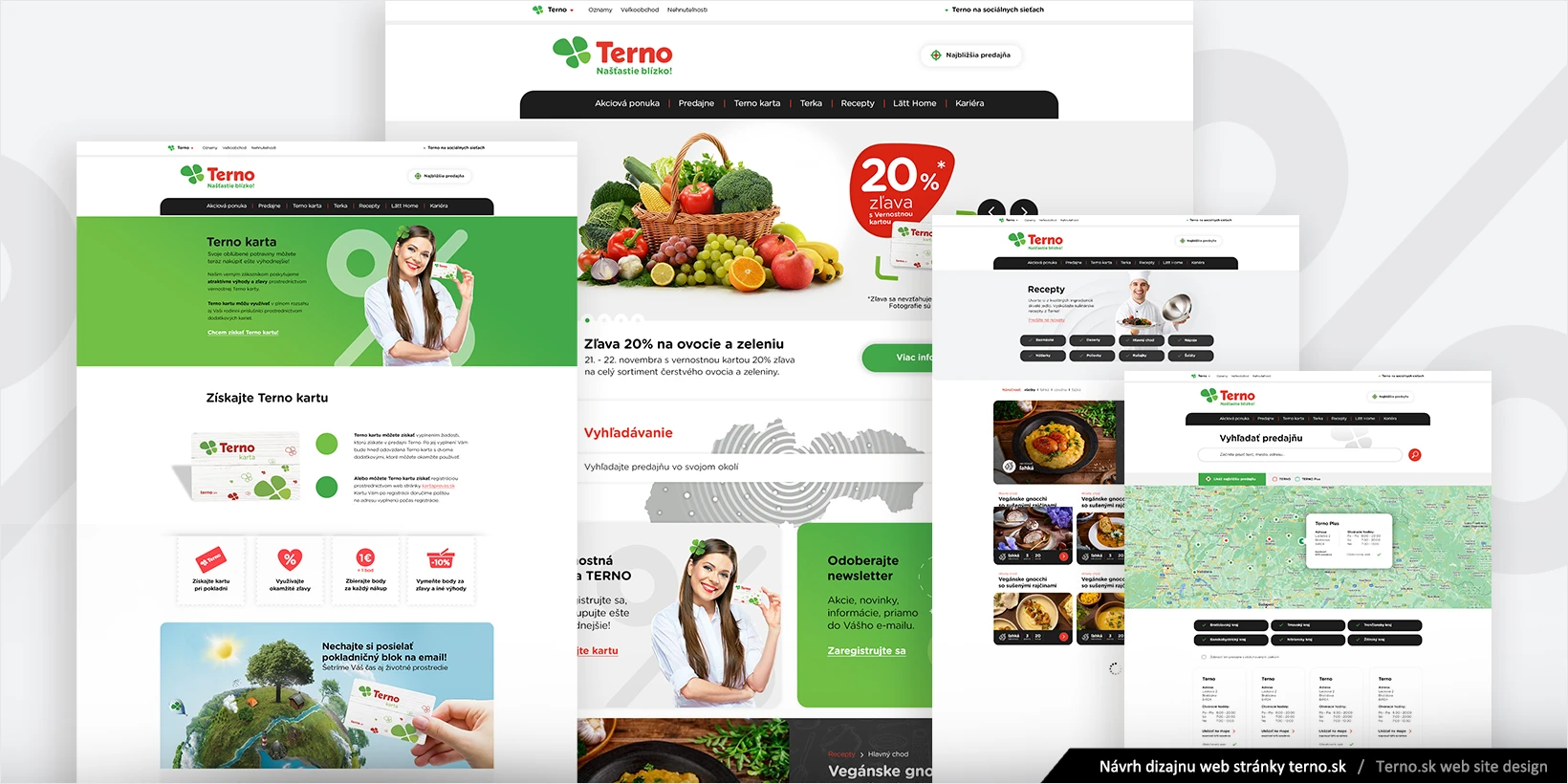 Redizajn web stránky TERNO