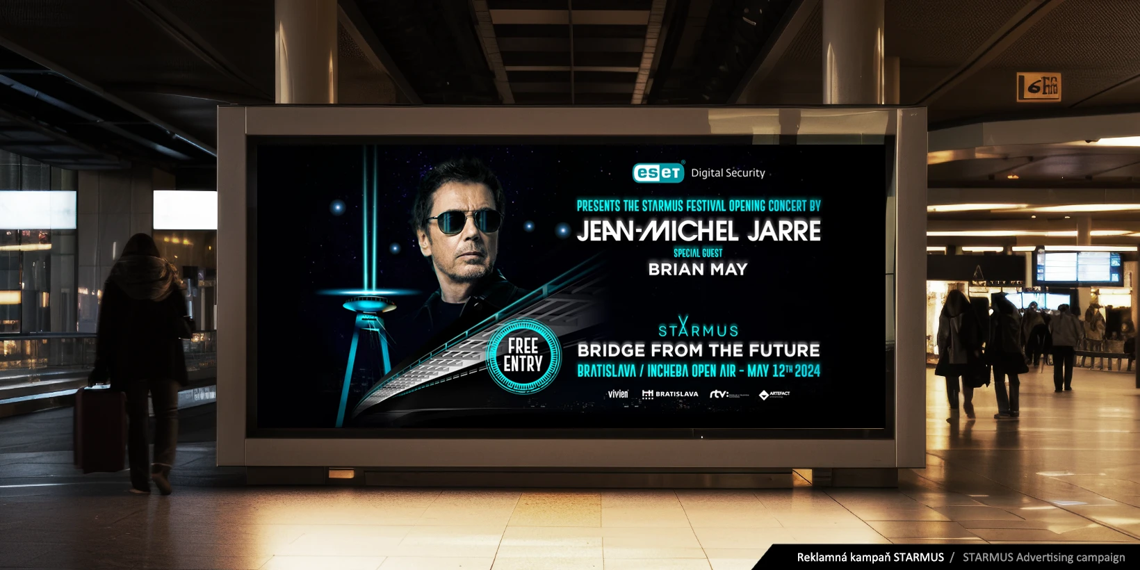 Reklamná kampaň vedeckého festivalu Starmus