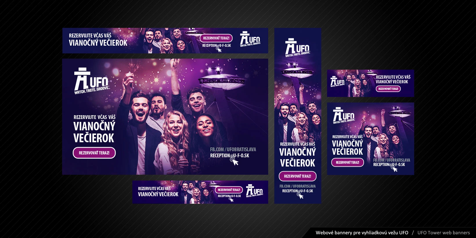 Tvorba reklamných bannerov pre UFO