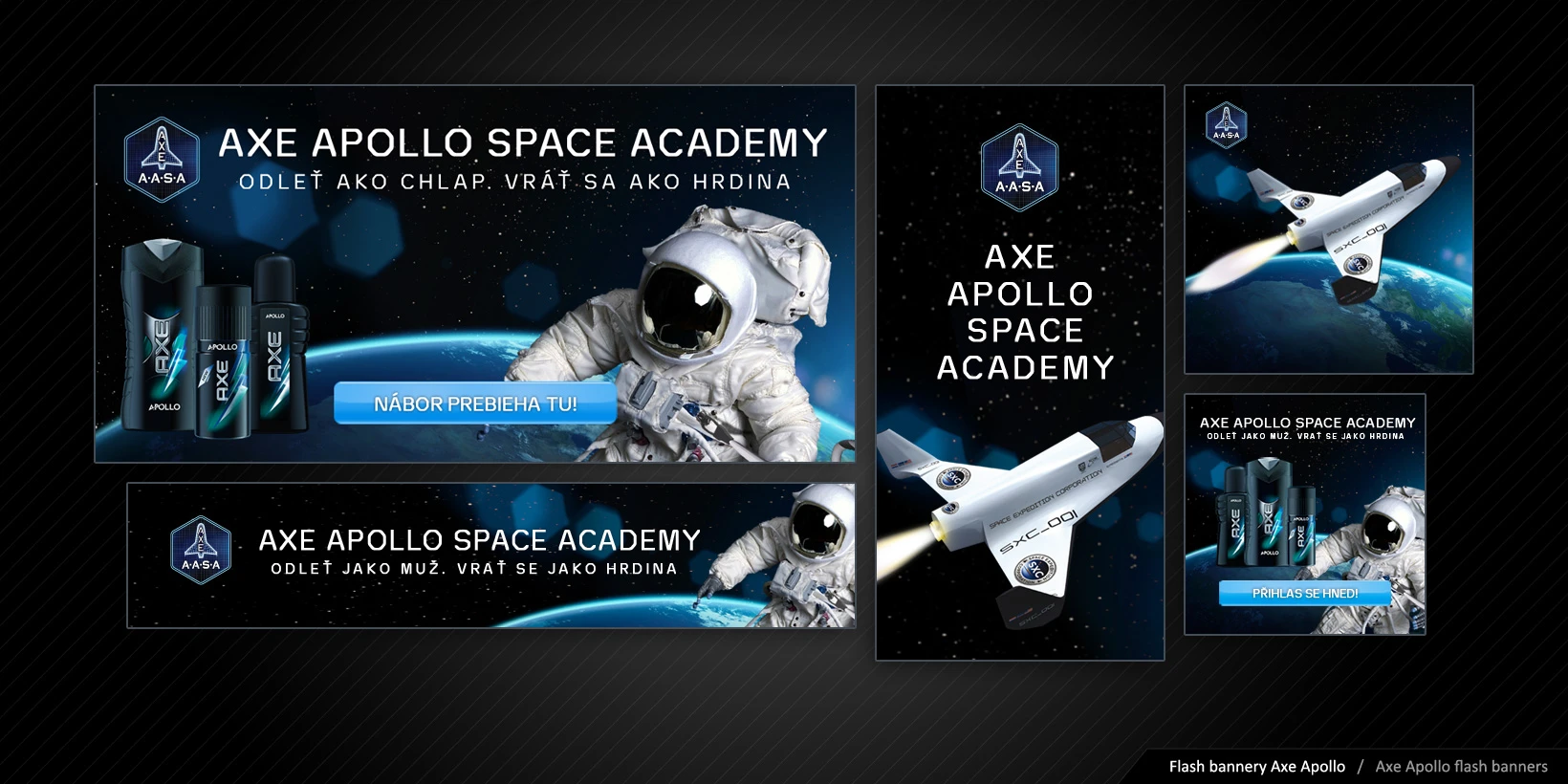 Tvorba web bannerov Axe