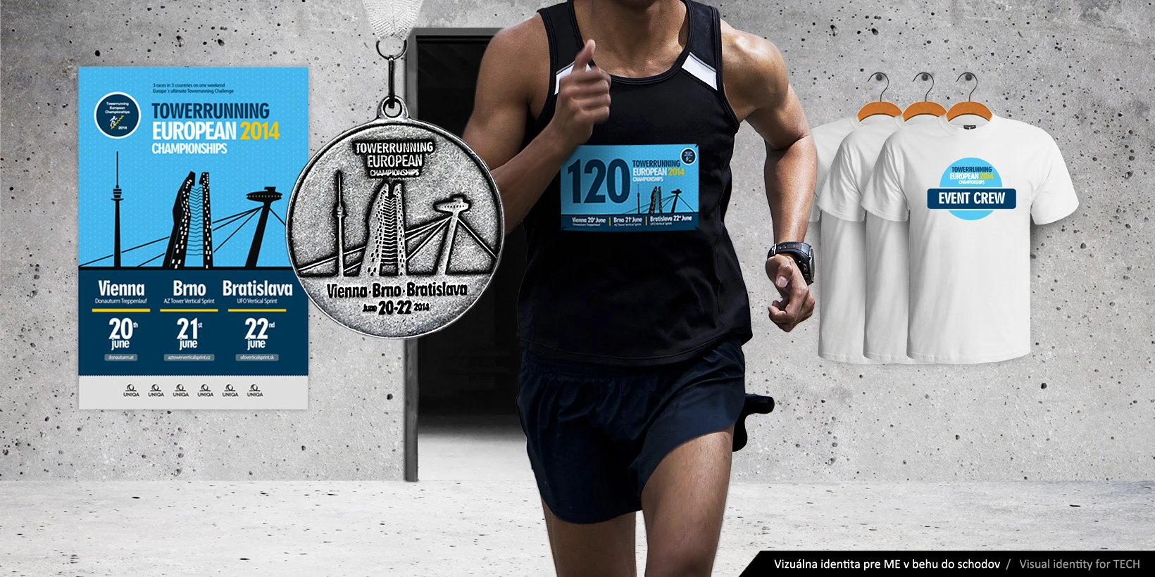 Tvorba identity značky Towerrunning European Championships 2014