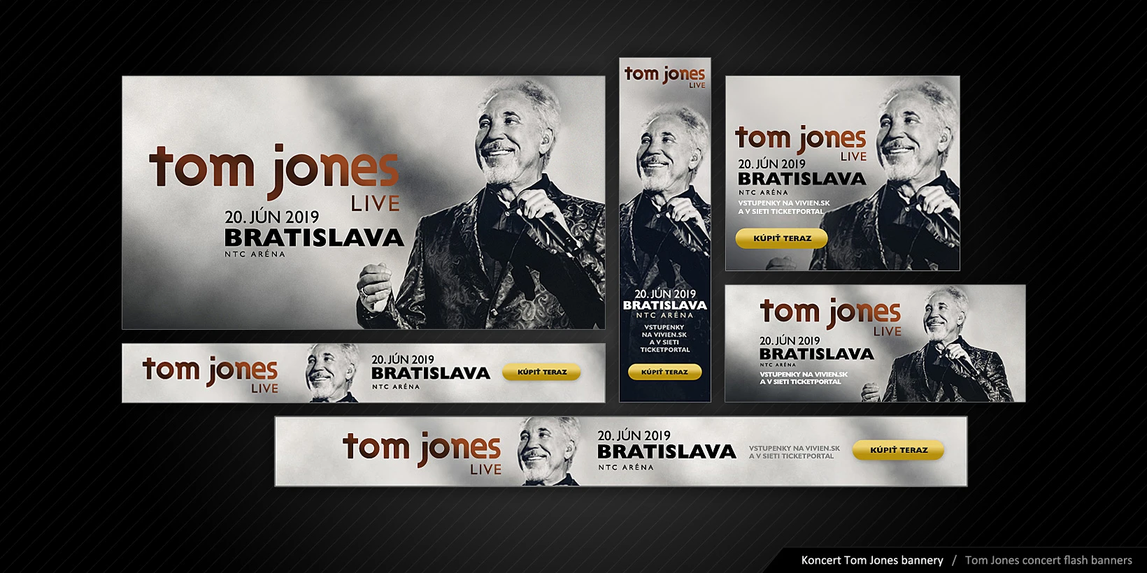 Tvorba internetovej kampane ku koncertu Toma Jonesa