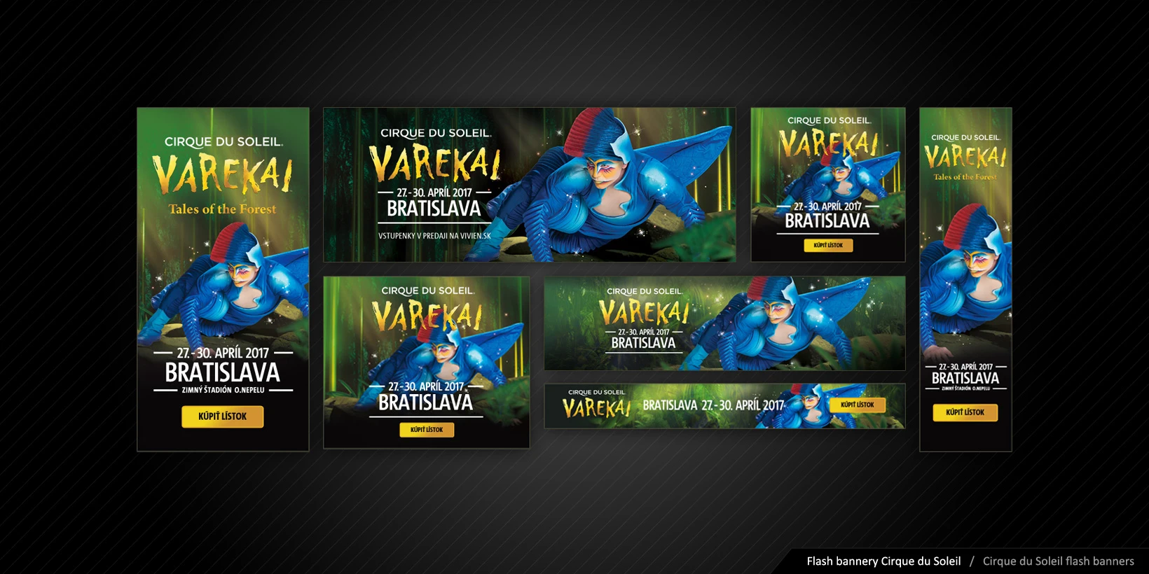 Tvorba online kampane Cirque du Soleil