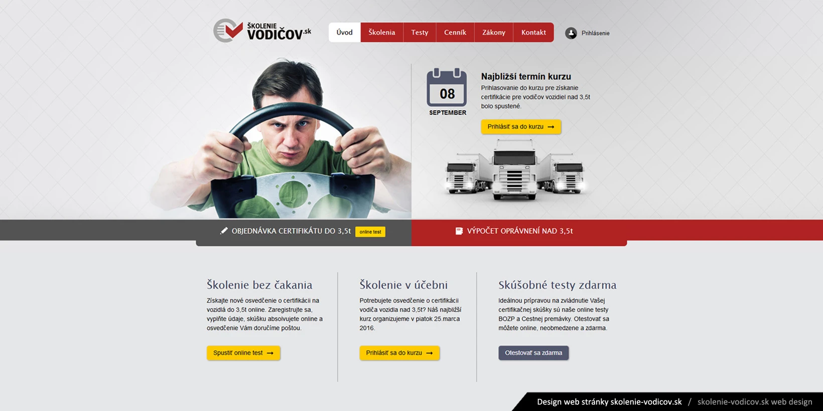 Tvorba webu skolenie-vodicov.sk